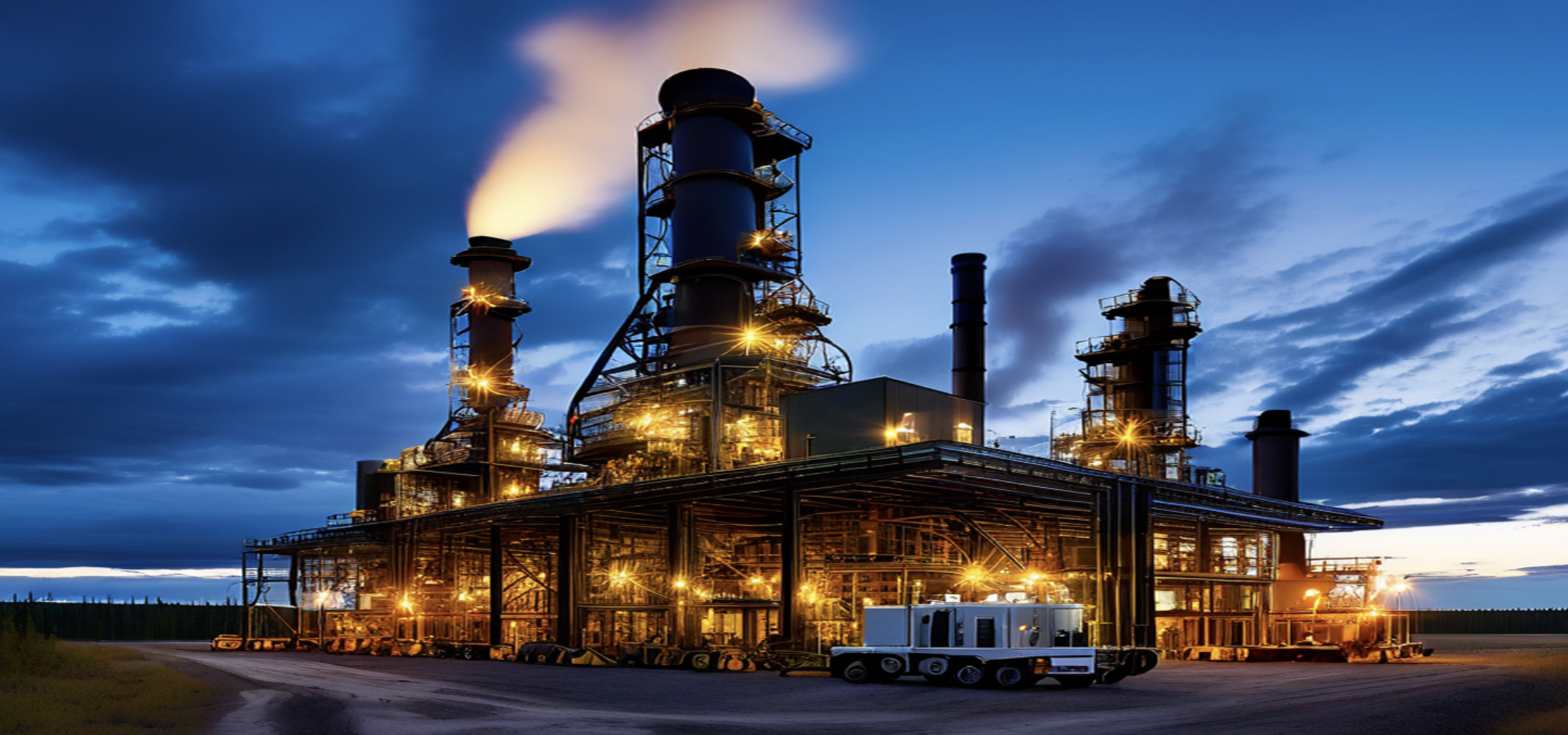 Oil sands scene